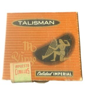 Vintage Matchbook Calidad Imperial Cerillos Talisman Mexico Astrology Virgo Rare